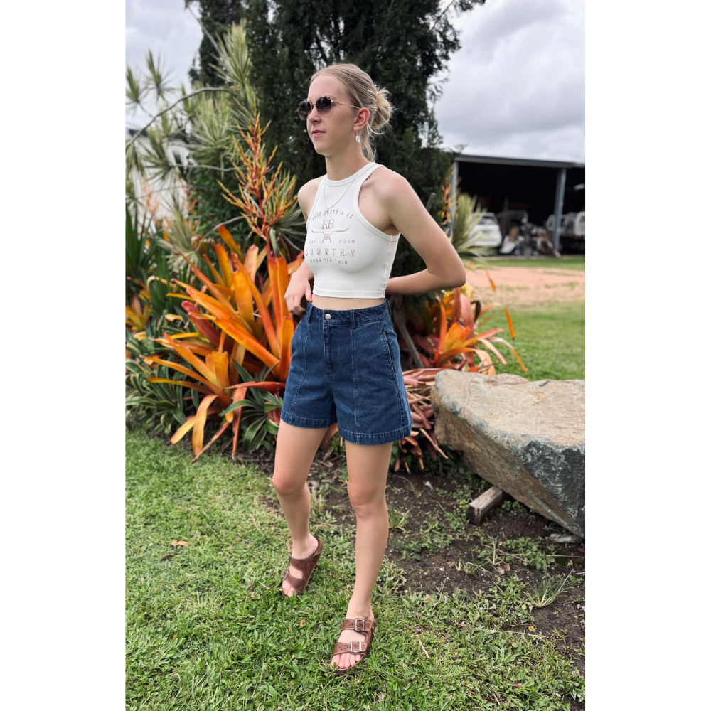 Rare Breed Womens Denim Shorts Paige