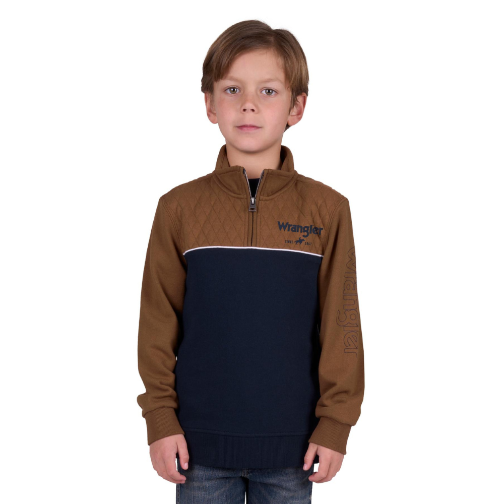 Wrangler Boys Tate 1/4 Zip Pullover