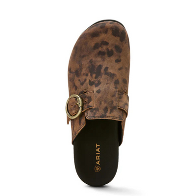Ariat Womens Leopard Suede Country Mule