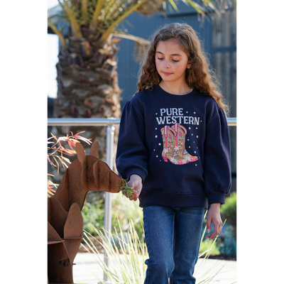 Pure Western Girls Sienna Crew Jumper