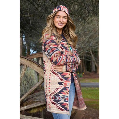 Pure Western Womens Eddie Cardigan