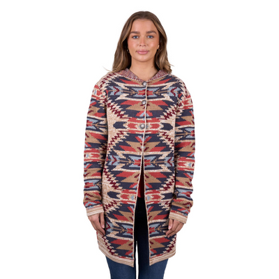 Pure Western Womens Eddie Cardigan