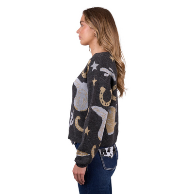 Pure Western Womens Marcy Jumper