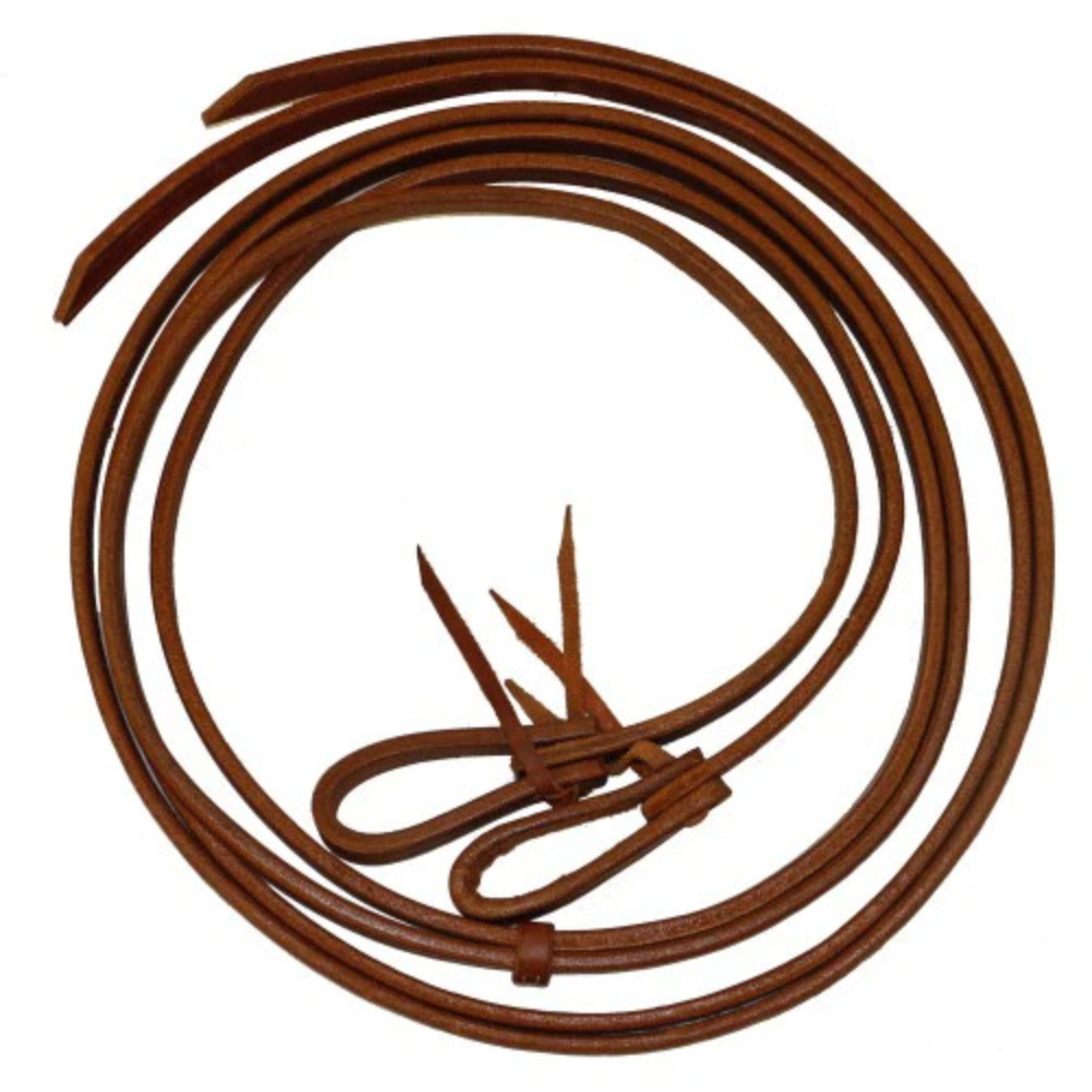 Fort Worth Leather Split Reins 7ft with Water Loop