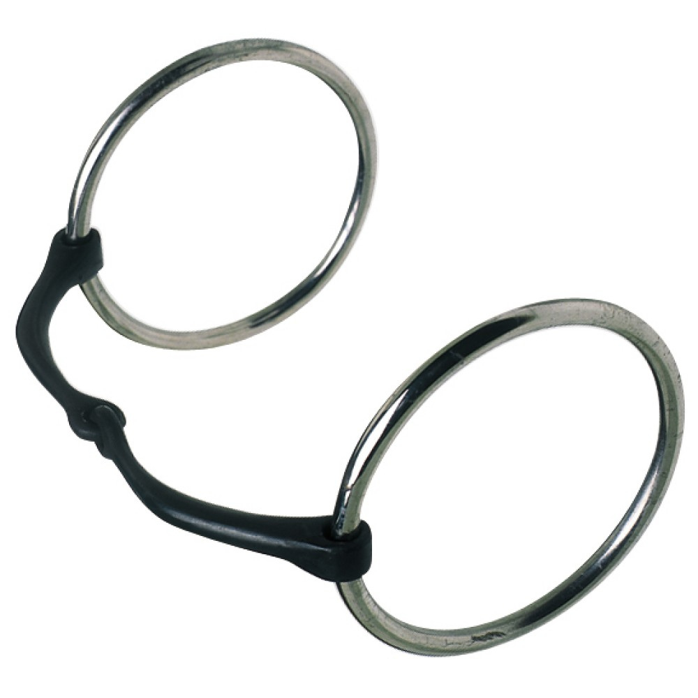Oz Bitz Bit Sweet Iron Snaffle w/ Fine Mouth and 3 1/2 in Rings