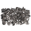 Rivets Two Piece Medium 100pk Nickel Plated