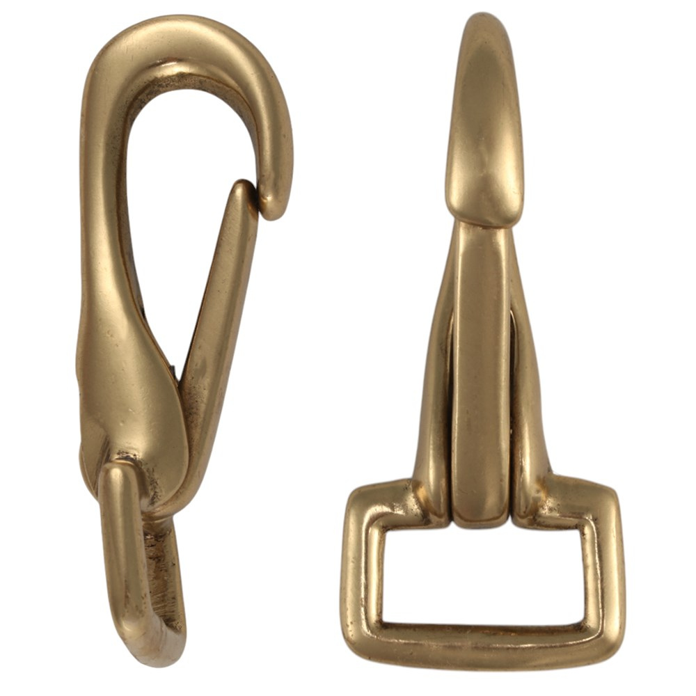 Snaphook Fixed Ridge Eye Brass