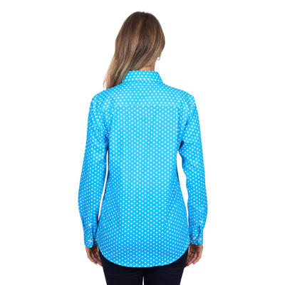 Hard Slog Womens Sia Half Button LS Shirt