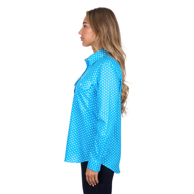 Hard Slog Womens Sia Half Button LS Shirt