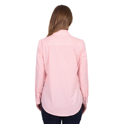 Hard Slog Womens Jen Half Button LS Shirt