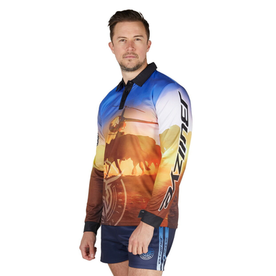 Bullzye Mens Outback LS Fishing Shirt