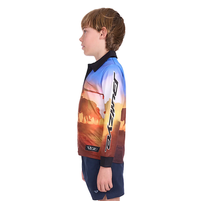 Bullzye Boys Outback LS Fishing Shirt