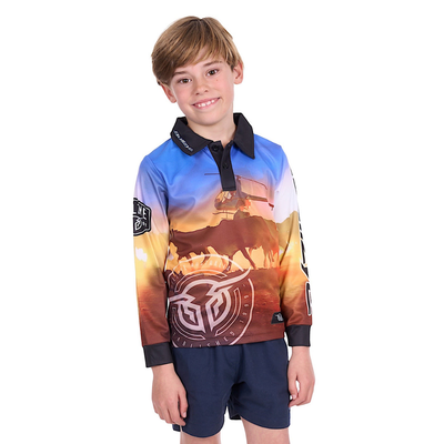 Bullzye Boys Outback LS Fishing Shirt
