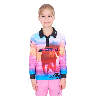 Bullzye Girls Gallop LS Fishing Shirt