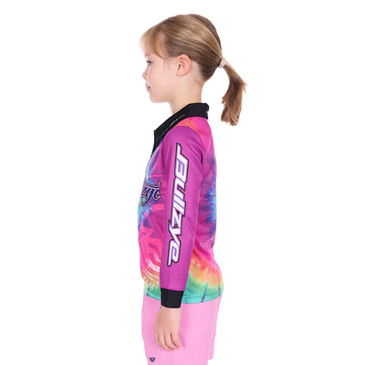 Bullzye Girls Narrative LS Fishing Shirt
