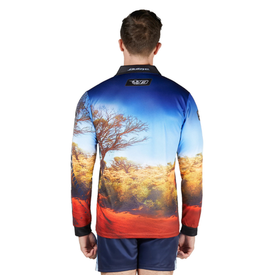 Bullzye Mens Road Train LS Fishing Shirt