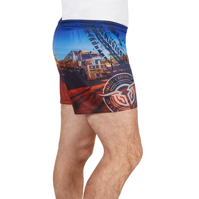 Bullzye Mens Road Train Sports Shorts