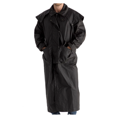 Burke and Wills Balranald Full Length Oilskin Coat