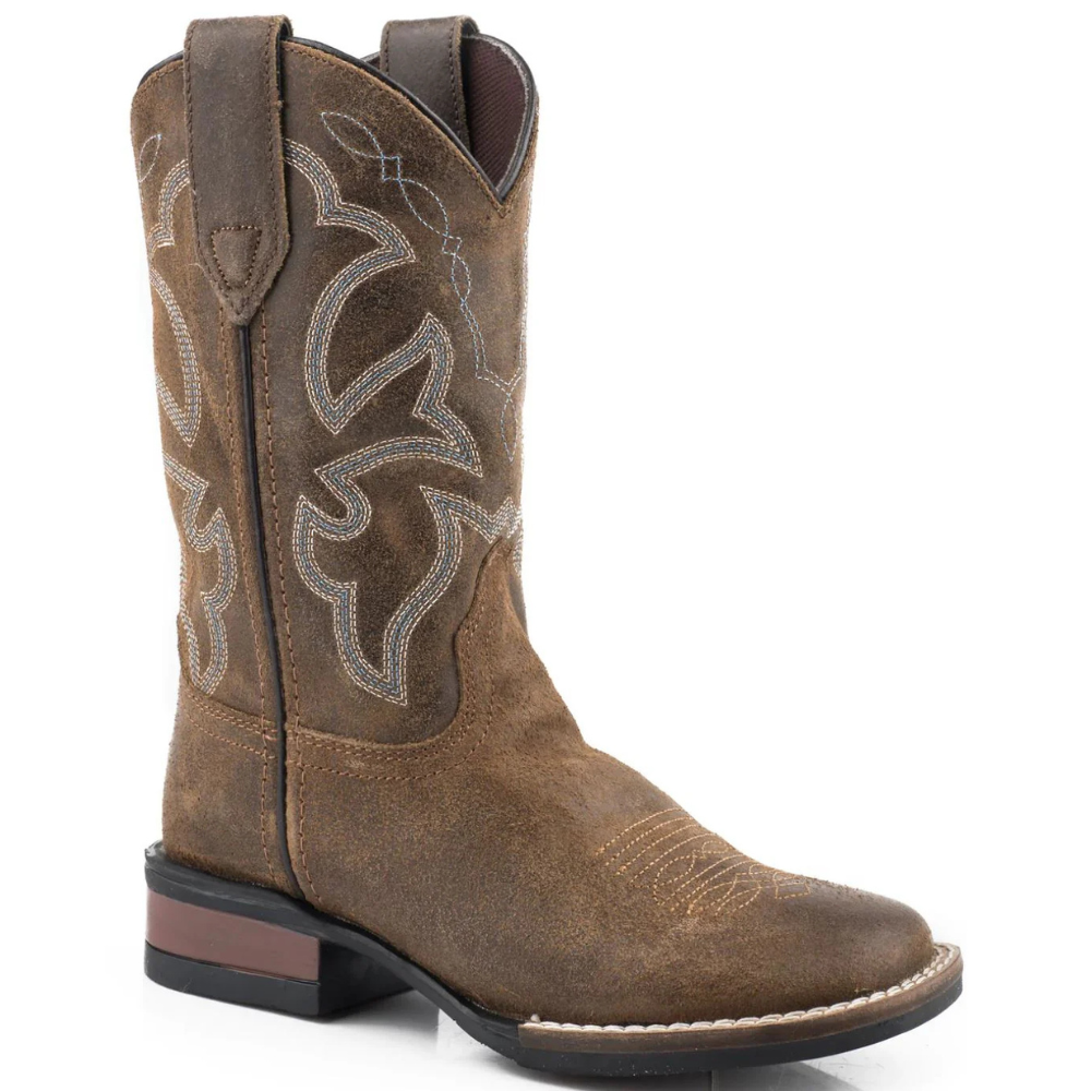 Roper Little Kids Monterey Square Toe Top Boot