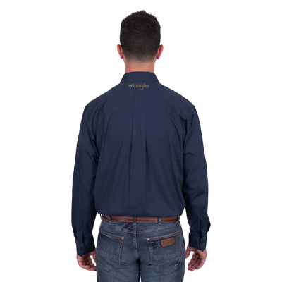 Wrangler Mens Brad Logo LS Shirt