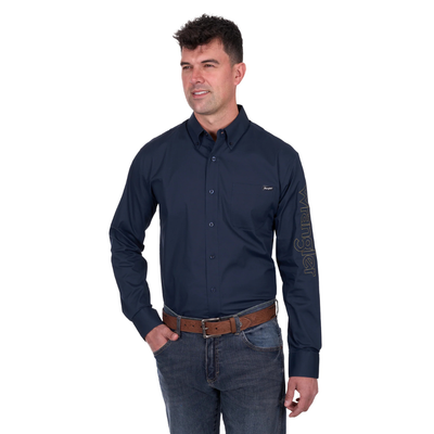 Wrangler Mens Brad Logo LS Shirt