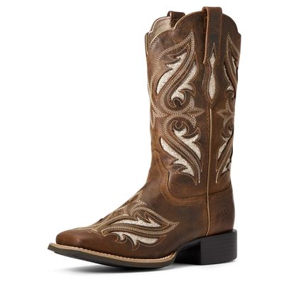 Ariat Womens Round Up Bliss Square Toe Top Boot