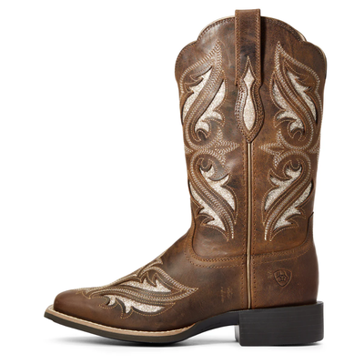 Ariat Womens Round Up Bliss Square Toe Top Boot