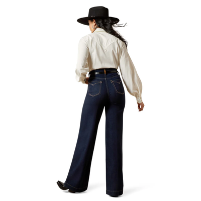 Ariat Womens Ultra High Rise Wide Leg Jeans