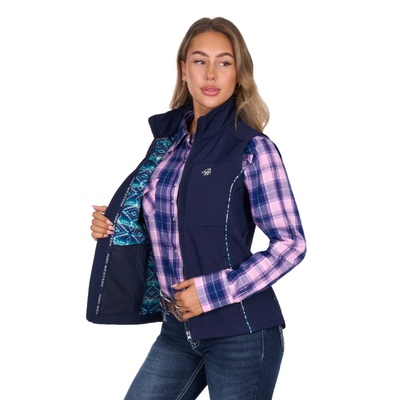 Pure Western Womens Corine Softshell Vest