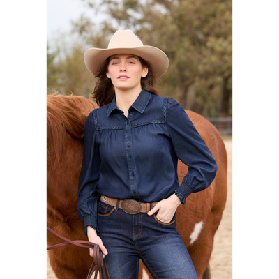 Pure Western Womens Daniela Long Sleeve Shirt