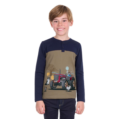 Thomas Cook Boys Karl Henley Long Sleeve Tee