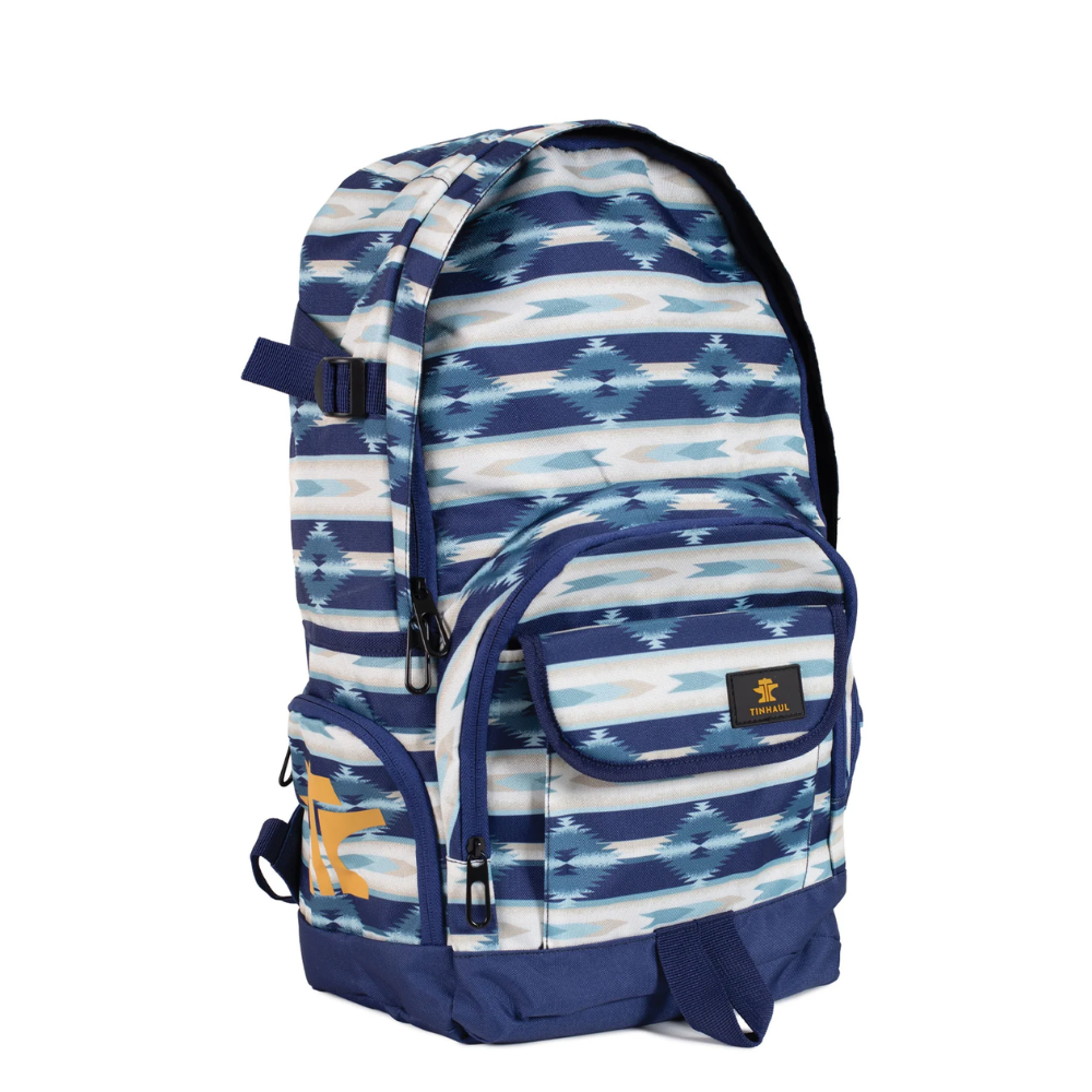 Tin Haul Blue Aztec Backpack