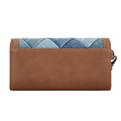 Wrangler Denim Patchwork Wallet