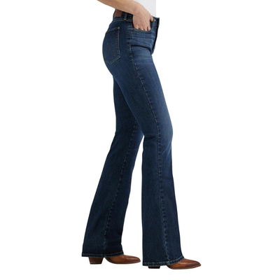 Wrangler Womens Bespoke High Rise Bootcut Stretch Jeans