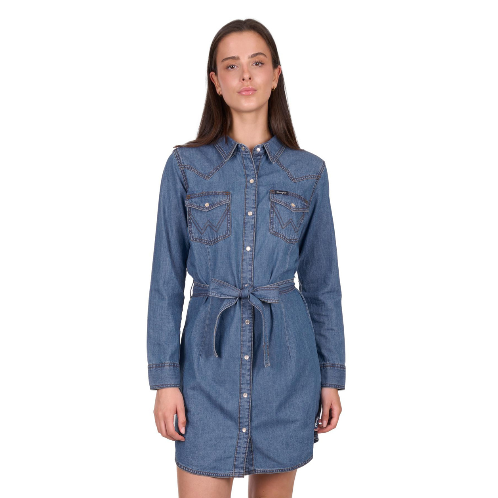 Wrangler Womens Wendy LS Denim Dress