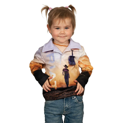 Ariat Girls Outback Cowgirl LS Fishing Shirt
