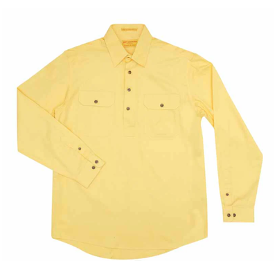 Just Country Mens Cameron 1/2 Button Workshirt