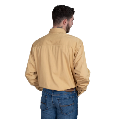 Just Country Mens Cameron 1/2 Button Workshirt