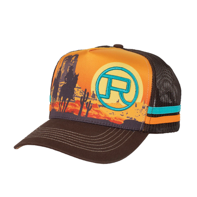 Roper Adult Cowfolk Sunset Trucker Cap