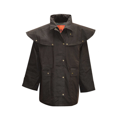 Thomas Cook Mens High Country Oilskin Short Coat