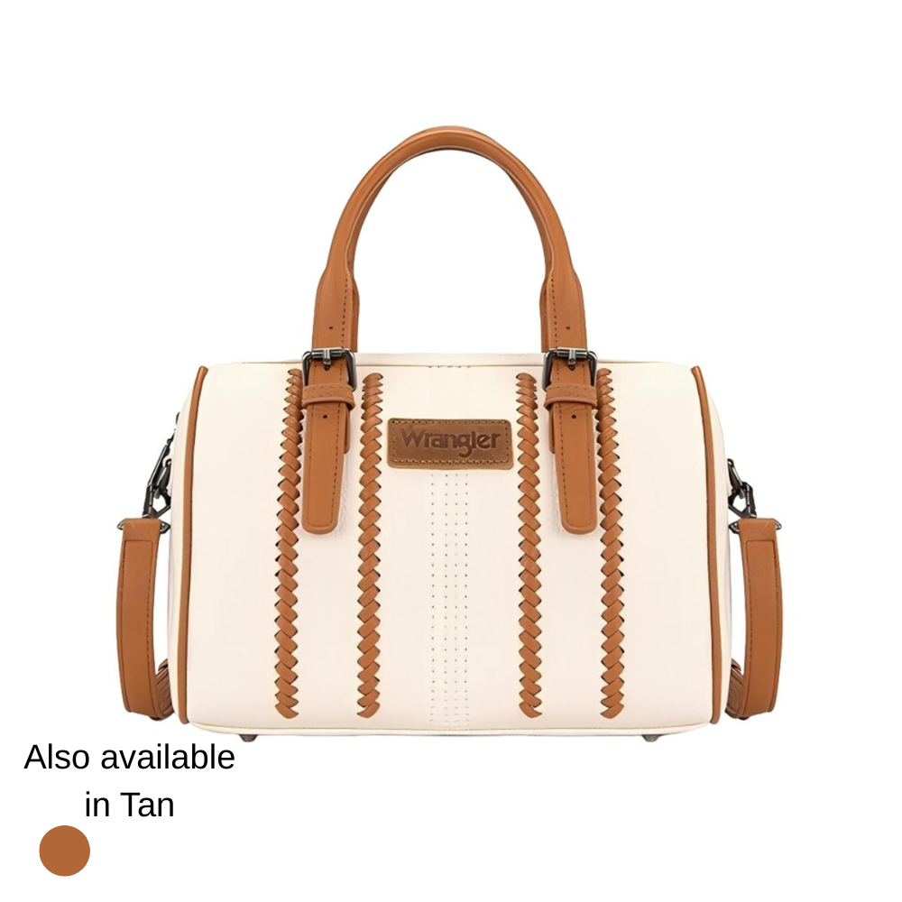 Wrangler Boston Stitch Barrel Bag