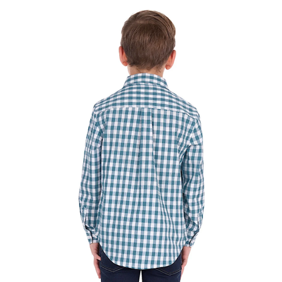 Hard Slog Kids River Half Button LS Shirt