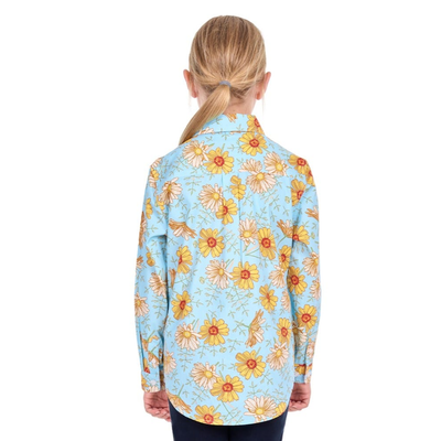 Hard Slog Kids Sunday Half Button LS Shirt