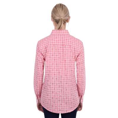 Hard Slog Womens Raquel Half Button LS Shirt