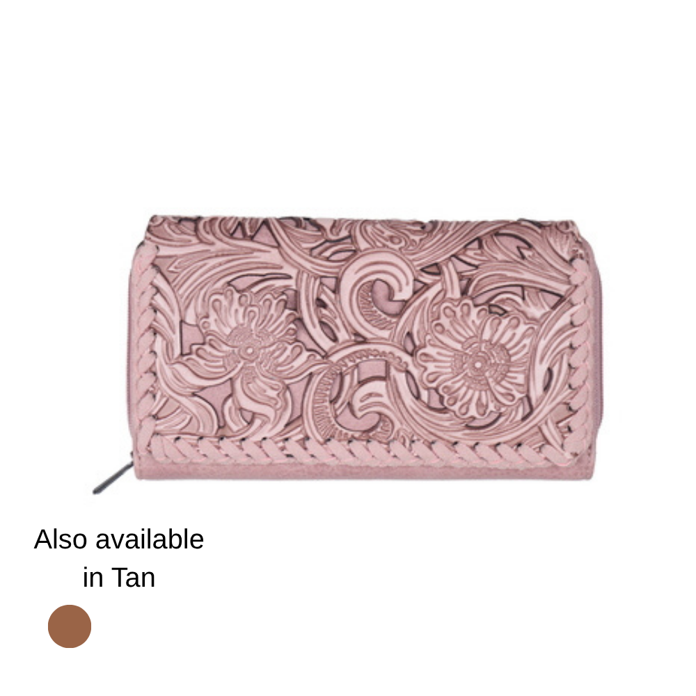 Wrangler Solana Tooled Leather Wallet