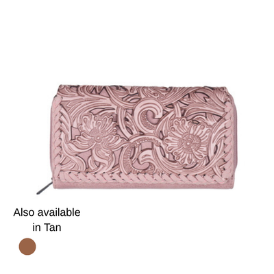 Wrangler Solana Tooled Leather Wallet