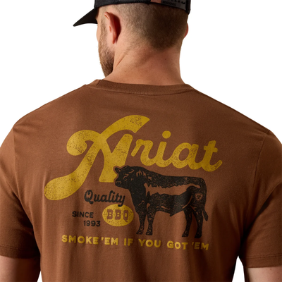 Ariat Mens BBQ Smoke 'em SS Tee