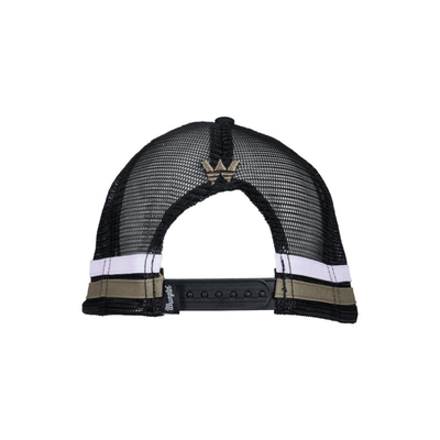 Wrangler Adult Evan Dark Tan/Multi Trucker Cap