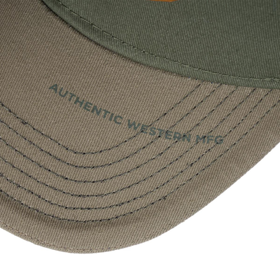 Wrangler Adult Fritz Cypress/Tan/Blue Full Back Cap