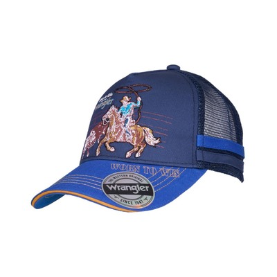 Wrangler Kids Abe Navy/Blue Trucker Cap